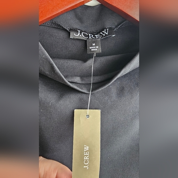 J.Crew Top Knit Jersey Cotton Sleeveless Black size M - Picture 4 of 4